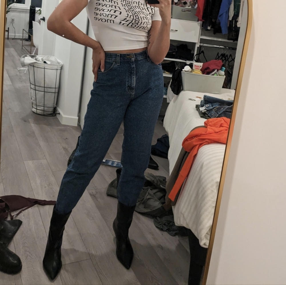 Vintage Rider by Lee high rise straight leg mom jeans